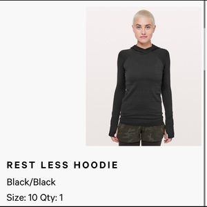 Unworn Condition Rest Less Hoodie